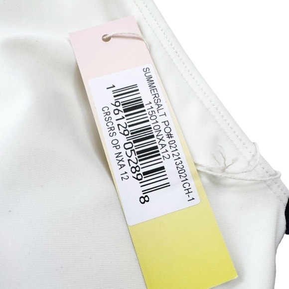 NWT Summersalt The Sea Breeze Cutout One-Piece Swimsuit Black Size 12 - Picture 8 of 14